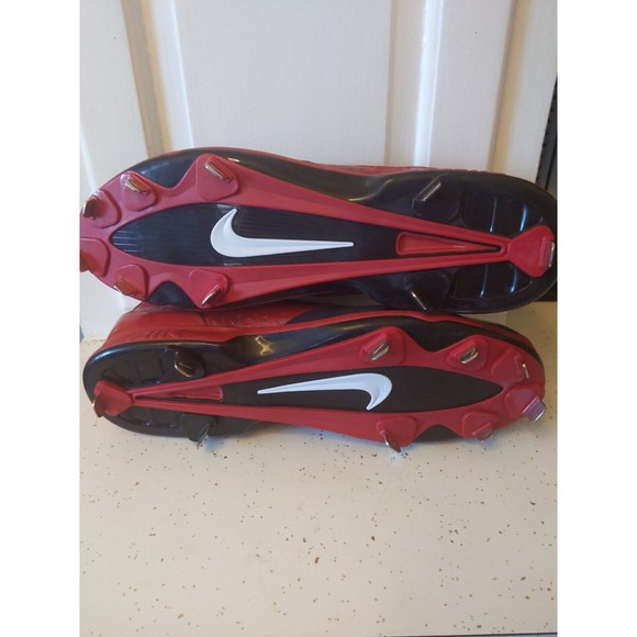 Nike Men's Huarache Pro Low Metal Baseball Cleats NEW 599233 016 Black Red SZ 15 - Picture 8 of 11